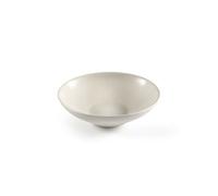 Médard de Noblat Assiette salade et pâtes Stone Ivoire – Grès D19 cm 40 cl – Lot de 6