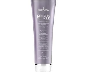 Medavita | Keratin Miracle Sleek Hair Mask, 150ml, Masque capillaire restructurant, avec kératine lissante