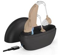 MEDca Appareil BTE numérique rechargeable avec réduction du bruit adapté aux adultes et aux personnes âgées, autonomie d&39 une