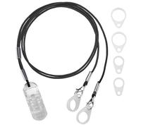 MEDca Clip pour aide auditive - Support de protection avec cordon d'attache anti-perte - Corde avec boucles et clip et clip de sécurité Idéal pour
