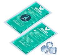 Medcosa Lot de 2 Compresses ThermiquesChaud/Froid Multifonction - 27cm x 13cm, Flexibles et Réutilisables, Pour Traitement des Blessures Sportives, Douleurs Musculaires, Sciatique, Migraines, etc.