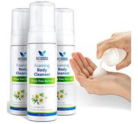 Medcosa Lot de 3 bouteilles de mousse nettoyante et purifiante sans rinçage/sans eau pour le corps, pour adultes et soins aux personnes âgées