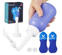 Medcosa Lot de poches de gel froid réutilisables avec bouteille de rinçage pour périnée, pour soulagement des douleurs après l'accouchement, cryothérapie périnatale et hygiène intime post-partum