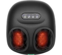 Medcursor Masseur Pieds Avec Chaleur, Appareil De Massage Des Pieds À Pétrissage Profond et Compression d’Air, Massage Shiatsu Des Pieds pour La Maison ou Le Bureau, Cadeau Femmes et Hommes (Noir)