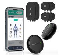 Medcursor Stimulateur Musculaire à Unité TENS - Appareil EMS sans Fil 3-en-1 à Double Canal avec Application et Mémoire, 25 Niveaux d'Intensité, 8 Zones Ciblées, pour Soulager les Douleurs Dorsales