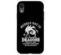 Meddle Not in The Affairs of Dragons Coque pour iPhone XR