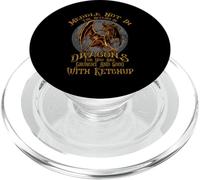 Meddle Not in The Affairs of Dragons Funny Dragon PopSockets PopGrip pour MagSafe