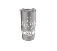 Medecin Battement Toujours Preoccupe Professionnel Gobelet isotherme en acier inoxydable double paroi