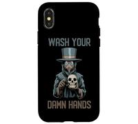 Médecin De La Peste Lavez-Vous Les Mains, Bon Sang Humour Coque pour iPhone X/XS