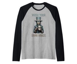 Médecin De La Peste Lavez-Vous Les Mains, Bon Sang Humour Manche Raglan