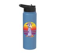 Médecin de la peste Style bande dessinée Médecins de la Stainless Steel Insulated Water Bottle