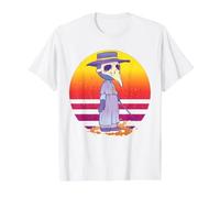 Médecin de la peste Style Bande dessinée Médecins de la T-Shirt Graphique avec Valeur, Homme, Blanc, L