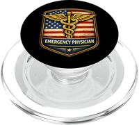 Médecin d'urgence américain Emergentologist Médecin ER USA PopSockets PopGrip pour MagSafe