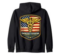 Médecin d'urgence américain Emergentologist Médecin ER USA Sweat à Capuche