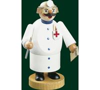 Médecin Figure de Brûleur D'Encens Noël Seiffen Fumeur Erzgebirge Figurine Neuf
