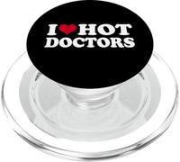 Médecin Médecin I Love Hot Doctors PopSockets PopGrip pour MagSafe
