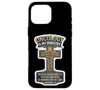 Médecin oncologue chrétien L'oncologie est Mon ministère (Jésus, O.D.) Coque pour iPhone 16 Pro Max