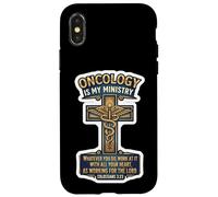 Médecin oncologue chrétien L'oncologie est Mon ministère (Jésus, O.D.) Coque pour iPhone X/XS