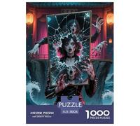 médecin psychique 1000 Pieces Puzzle Halloween Puzzle pour AdultesJeu The Art Décorations Familiales Œuvre Artistique À Assembler Jouets Défi 38x26cm/1000pcs