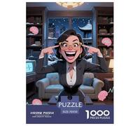 médecin psychique 1000 Pieces Puzzle Halloween Puzzle pour AdultesJeu The Art Décorations Familiales Œuvre Artistique À Assembler Jouets Défi 70x50cm/1000pcs