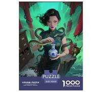 médecin psychique 1000 Pieces Puzzle Halloween Puzzle pour AdultesJeu The Art La Décoration Intérieure Le Cadeau Parfait pour La Famille Et Les Amis Jouets Défi 70x50cm/1000pcs