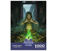 médecin psychique 1000 Pieces Puzzle Halloween Puzzle pour AdultesJeu The Art pour La Décoration De La Maison Le Cadeau Parfait pour La Famille Et Les Amis Jouets Défi 38x26cm/1000pcs