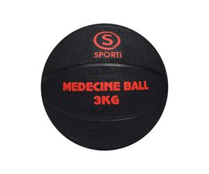 Medecine ball gonflable Sporti Noir 3 kg Unisex