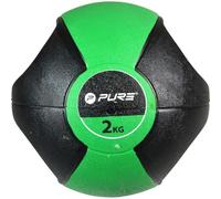 Medecine ball Pure2Improve handles 2Kg Vert TU Unisex