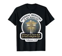 Médecine familiale chrétienne est Mon médecin ministère Médecin MD T-Shirt Graphique avec Valeur