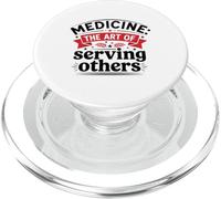 Médecine l'art de Servir Les Autres Médecin Santé PopSockets PopGrip pour MagSafe