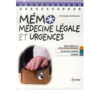 Médecine légale et urgences Christophe Rothmann (Auteur)