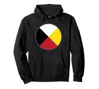 Médecine Roue Amérindienne Design Logo Spirituel Sweat à Capuche