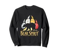 Médecine Roue Ours Paw Spirit Amérindien Sweatshirt