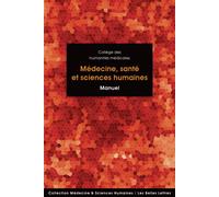 Médecine, santé et sciences humaines: Manuel