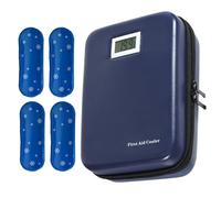 Médecine Stylo Cool - Sac Rangement isolé, conteneur d'affichage température | Boîte d'organisateurs Refroidissement du congélateur Portable, Porte-Pack Voyages à Froid Durable avec Une lo