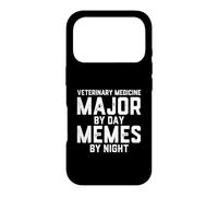 Médecine vétérinaire Major by Day Memes by Night Vétérinaire Coque pour iPhone 17 Pro