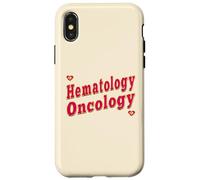 MÉDECINS HÔPITAL Infirmier HÉMATOLOGIE ONCOLOGIE Coque pour iPhone X/XS