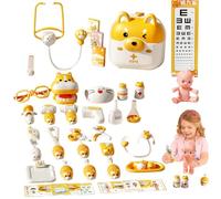 Médecins Set for Kids - ABS 45PCS Mignon Animal Conçu des Doctors Kit 20x22x17cm | Kiids Médical Kit | Préparer Le Jeu Doctor Playset pour Le Plaisir De L'éducation, Le Jeu De Rôle Et L'appren