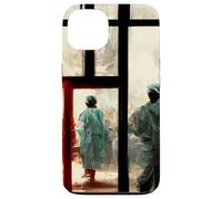 Médecins Volontaires Hôpital Moderne Frontières Art Humanitaire Coque pour iPhone 13