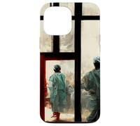 Médecins Volontaires Hôpital Moderne Frontières Art Humanitaire Coque pour iPhone 13 Pro Max