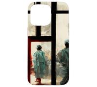 Médecins Volontaires Hôpital Moderne Frontières Art Humanitaire Coque pour iPhone 15 Pro Max
