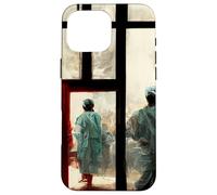 Médecins Volontaires Hôpital Moderne Frontières Art Humanitaire Coque pour iPhone 16 Pro Max