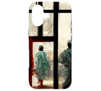 Médecins Volontaires Hôpital Moderne Frontières Art Humanitaire Coque pour iPhone 17