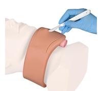 MedEduQuest Entraîneur de cricothyrotomie portable, simulateur de cricothyrotomie, entraîneur de cricothyrotomie et de trachéotomie, entraîneur chirurgical des voies respiratoires