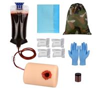MedEduQuest Kit d'entraînement de tourniquet et de garrot de blessure, de contrôle des saignements, kit d'entraînement Stop The Bleed pour cours de médecine - Sac de transport