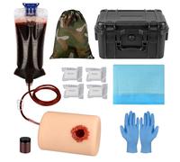 MedEduQuest Kit d'entraînement pour entraînement de garrot, contrôle des saignements, kit d'entraînement Stop The Bleed pour cours de médecine - Boîte tactique