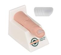 MedEduQuest Kit d'entraînement pour ongles incarnés avec base, simulateur d'ongles incarnés pour l'éducation médicale