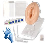 MedEduQuest Modèle d'examen gynécologique, modèle de formation vaginale pour l'enseignement scientifique, modèle anatomique de santé pelvienne pour étudiants en médecine