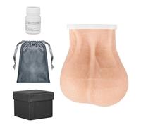 MedEduQuest Modèle d'examen testiculaire masculin, taille de poche, modèle de pratique de palpation du cancer des testicules, modèle testiculaire pour TSE