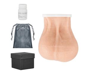 MedEduQuest Modèle d'examen testiculaire masculin, taille de poche, modèle de pratique de palpation du cancer des testicules, modèle testiculaire pour TSE
